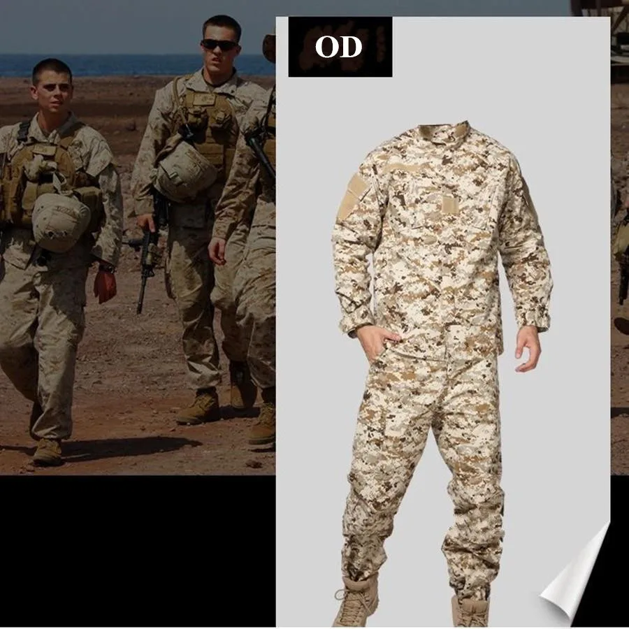 Брюки-карго мужские тактические армейская униформа в стиле милитари Боевая