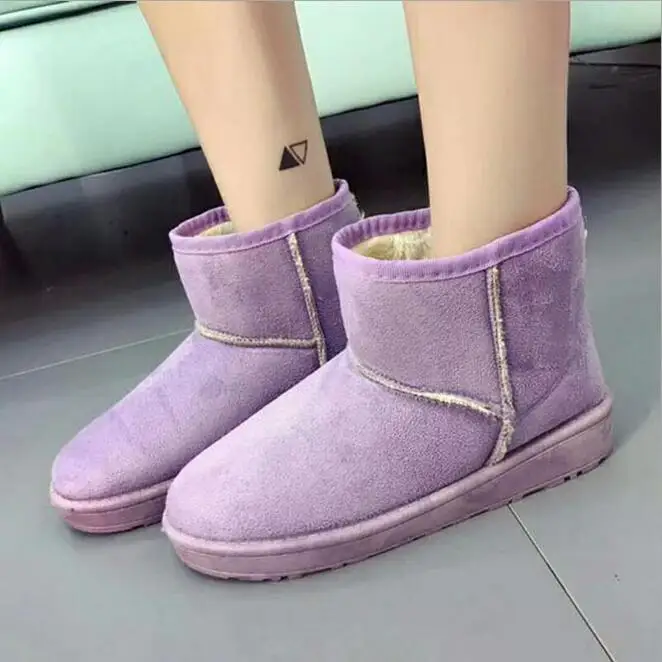 Осенне зимние женские теплые ботинки обувь Для женщин повседневные ботильоны