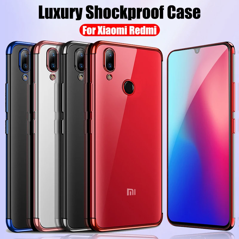 Роскошный ударопрочный чехол с покрытием для телефона Xiao mi Red 7A Note 7 Pro K20 8 9 Se 9T Lite