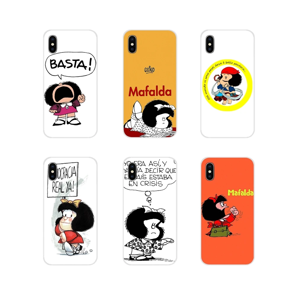 Для Huawei G7 G8 P7 P8 P9 P10 P20 P30 Lite Mini Pro P Smart Plus 2017 2018 2019 прозрачный ТПУ чехол Mafalda Girl
