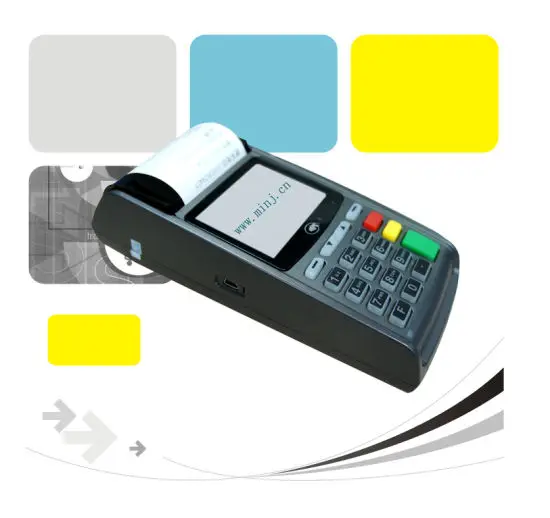 Мобильный портативный pos терминал с принтером 2g GPRS NFC IC/MagneticCard Reader EMV/PCI M3000