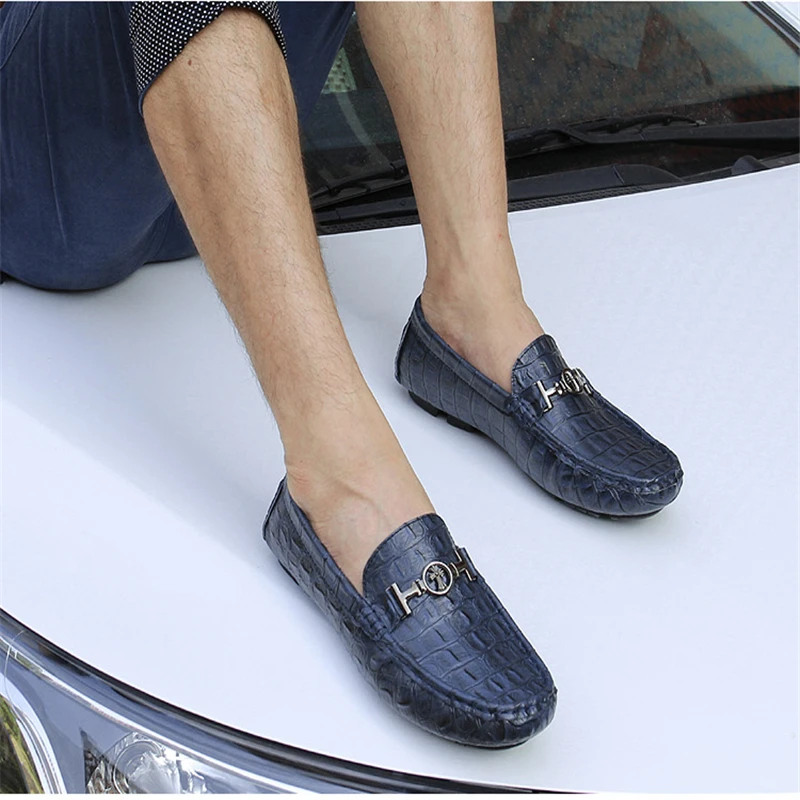 Новое поступление модные Лоферы мужские слипоны повседневные Мокасины