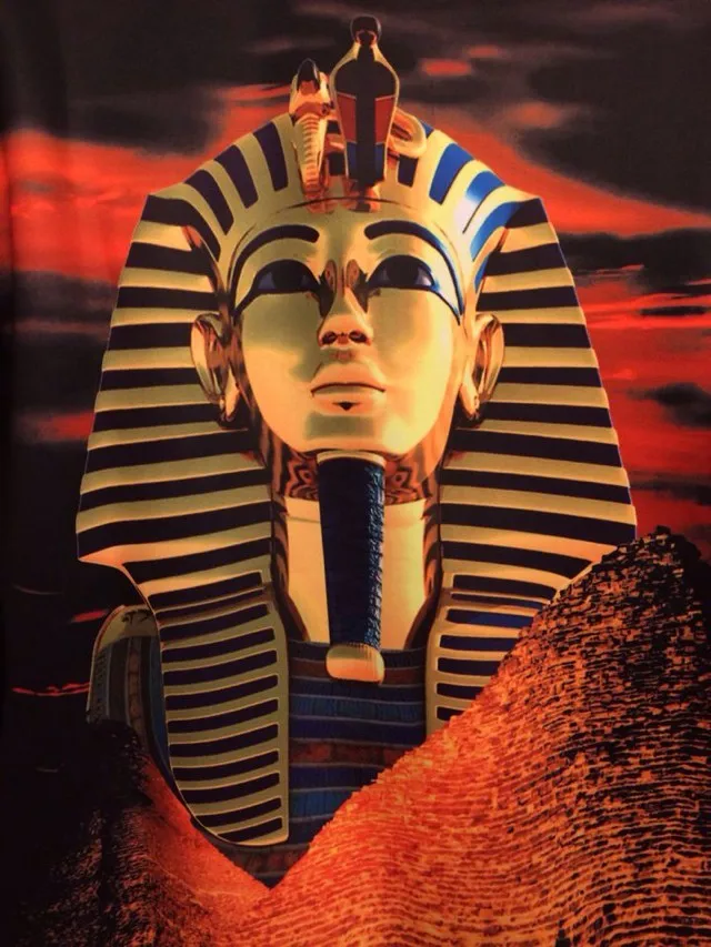 Объёмный рисунок (3D-принт) Толстовка египетского фараона печатных для мужчины и