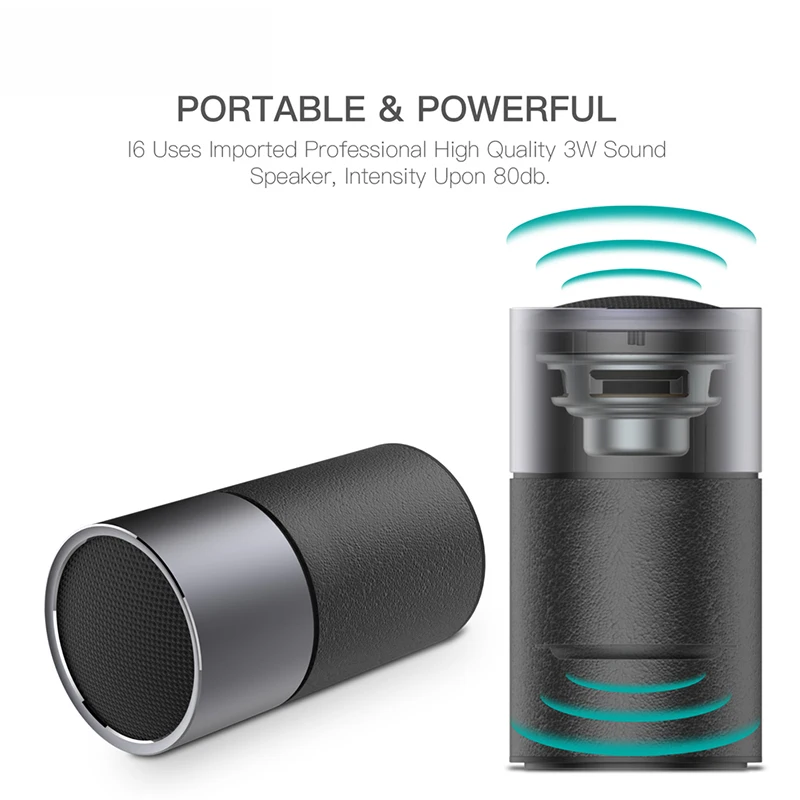 I6 Портативный Bluetooth Динамик Беспроводной двухканальный звук Системы 3D музыке