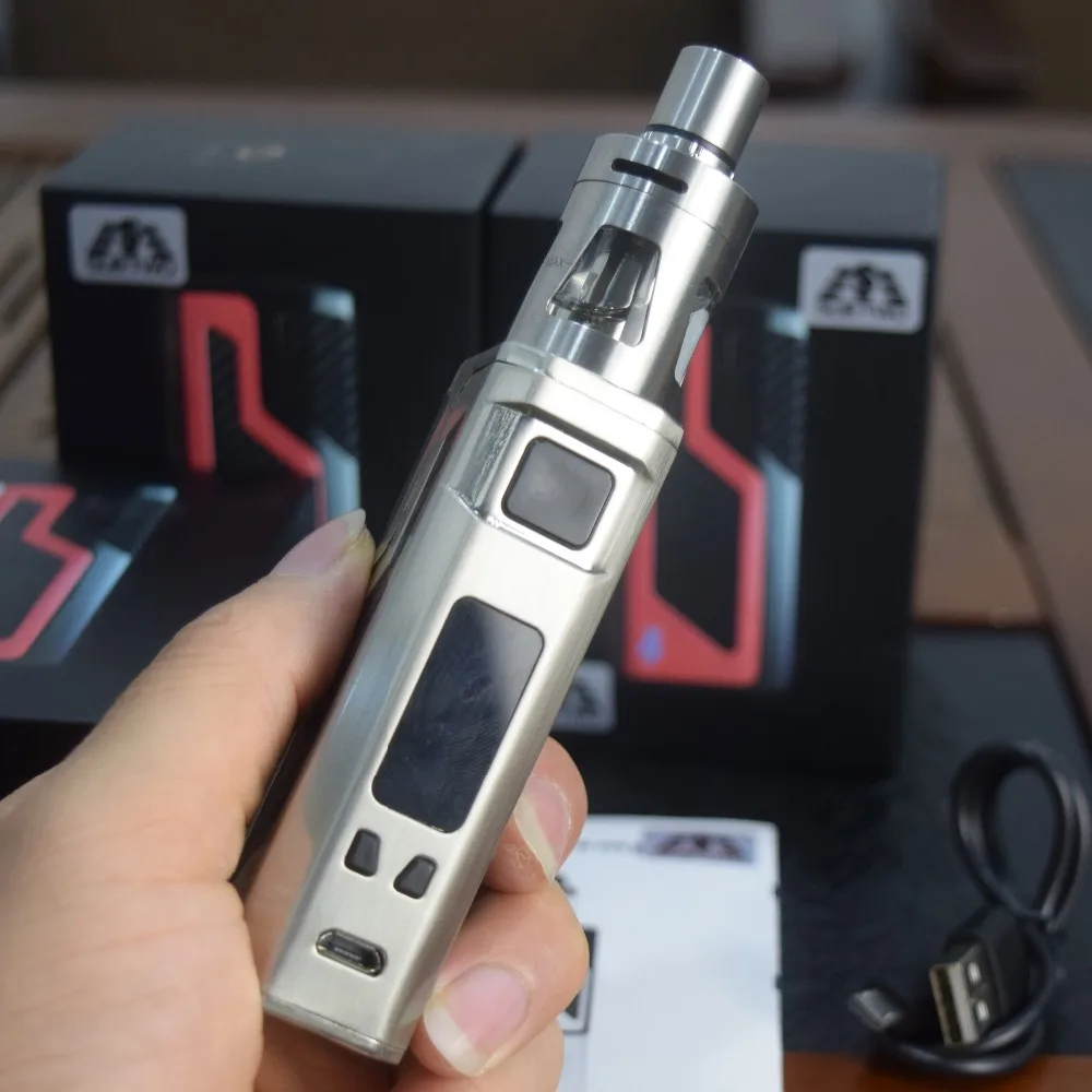 2 шт. 100 Вт электронная сигарета набор vape для жидкости 3 5 мл vaper 2200 мАч сигареты