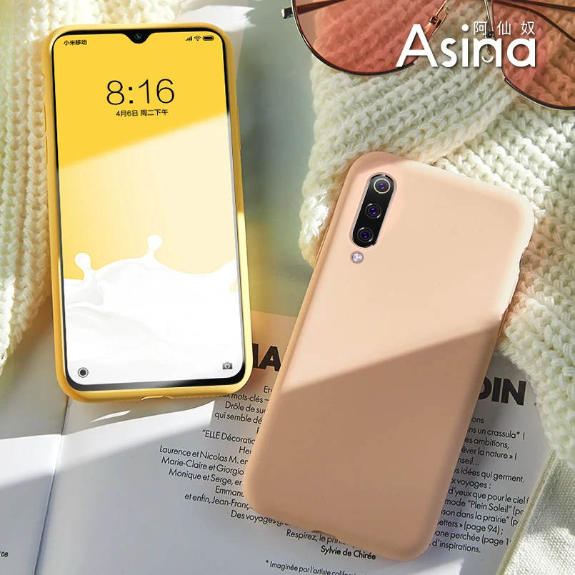 Силиконовый чехол для Red mi Note 7 Оригинальный жидкий Мягкий силиконовый Простой