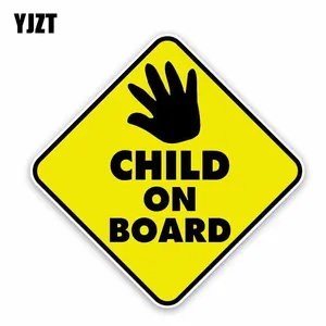 YJZT 14,8 см * 14,8 см детская наклейка на автомобиль, предупреждающая наклейка из ПВХ 12-40309 см
