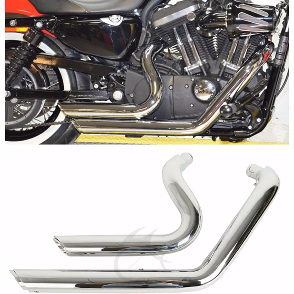 Заказные ошеломленные короткие выхлопные трубы для Harley Sportster XL 883 2004-2013 Iron 48 72 04-13 |