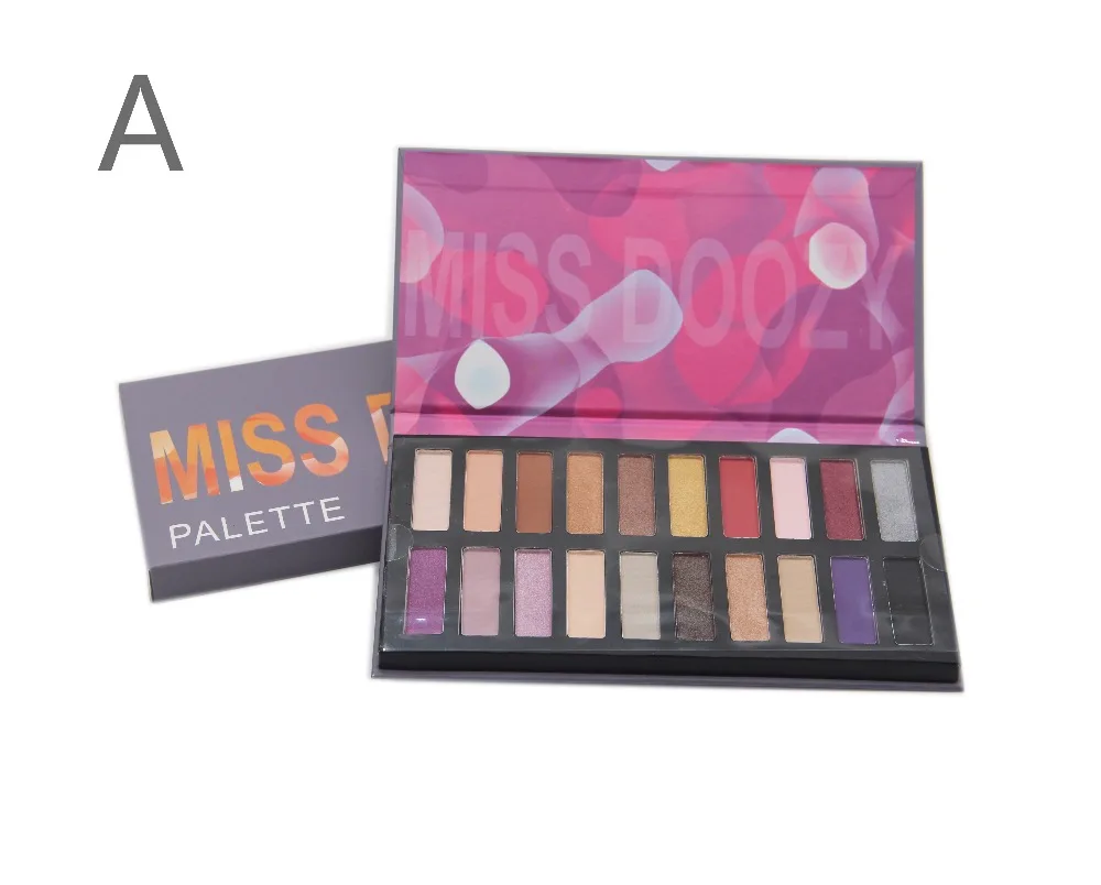 Палитра теней для век Профессиональная 20 цветов сияющая выделяющая прессованная