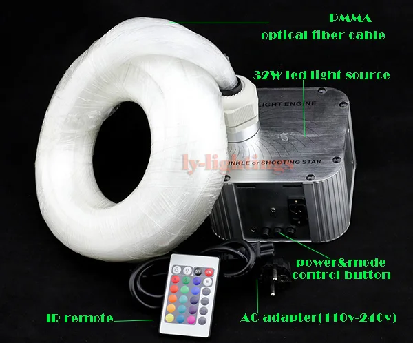 Набор для самостоятельной сборки светового оптического волокна светодиодный