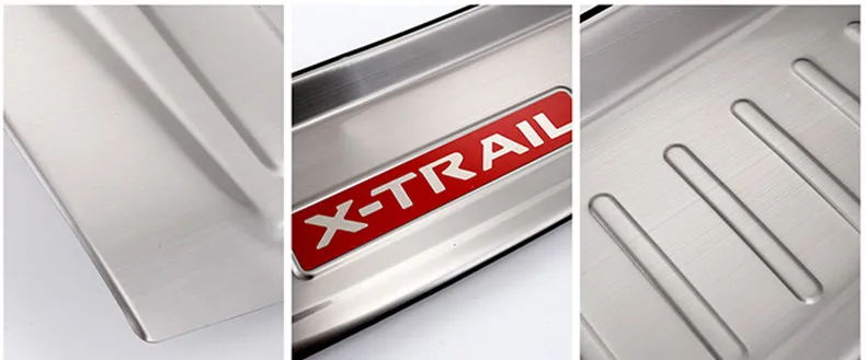 Для Nissan X-trail X trail T32- задняя защита багажника Декоративная полоса задняя дверь украшение яркая полоса автомобильные аксессуары