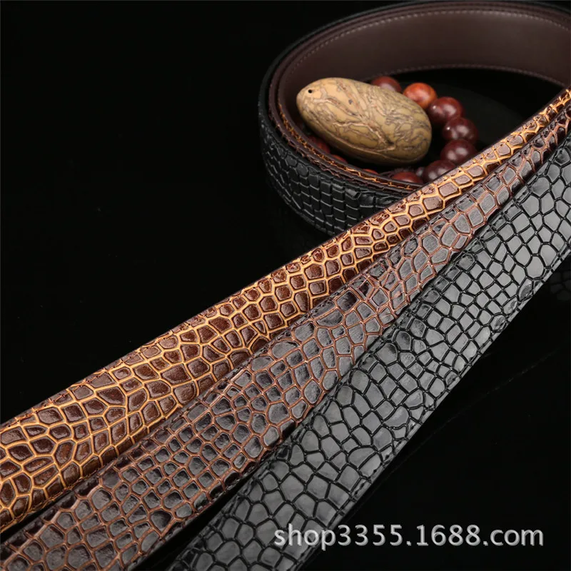 Ремень мужской из натуральной кожи под крокодиловую кожу 2016 | Аксессуары для