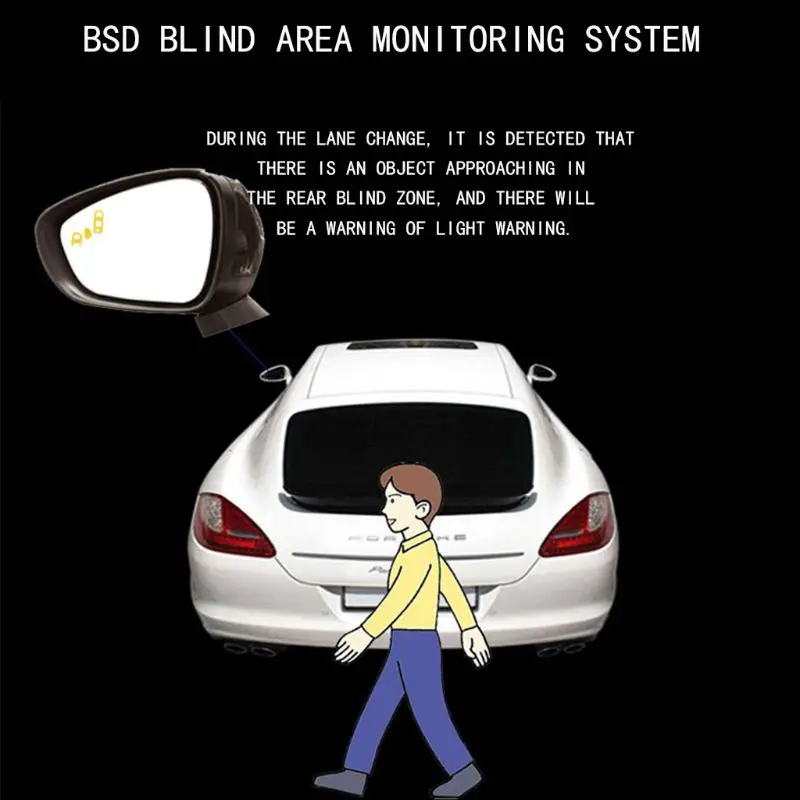 Новинка, система обнаружения радаров BSD BSA BSM, микроволновый датчик, помощник по безопасности вождения автомобиля