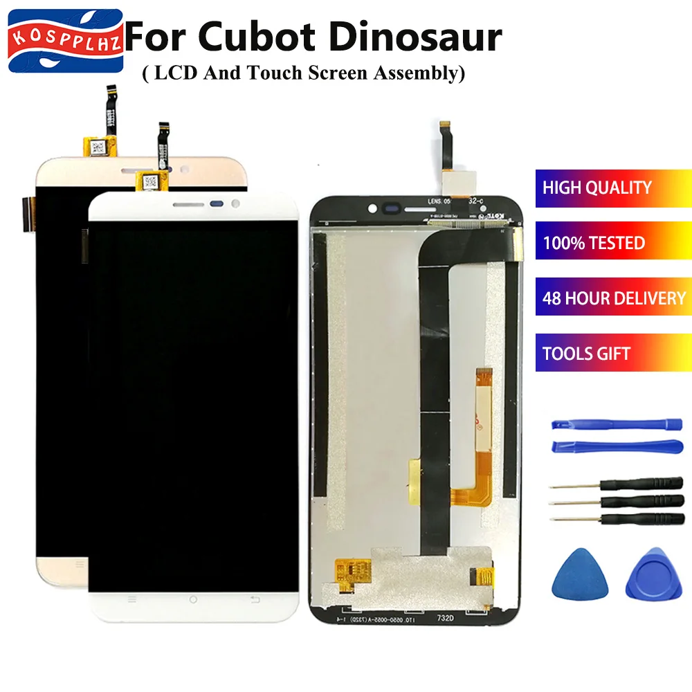 Высокое качество для Cubot Dinosaur lcd дисплей+ 1280x720 кодирующий преобразователь сенсорного экрана в сборе 5,5 дюймов протестированные Мобильные аксессуары