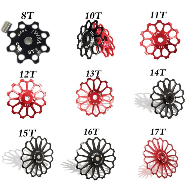 Роликовый переключатель керамический подшипник 8T 10T 11T 12T 13T 14T 15T 16T 17T - купить по