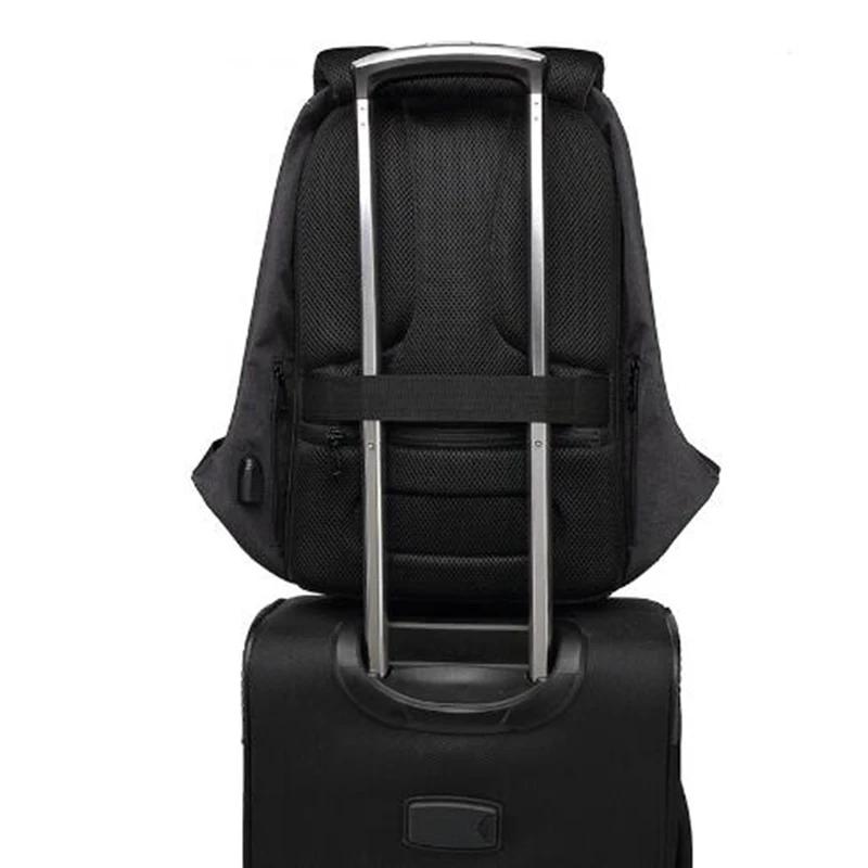 Мужской водонепроницаемый рюкзак для ноутбука 15 6 дюйма с USB зарядкой|backpack men