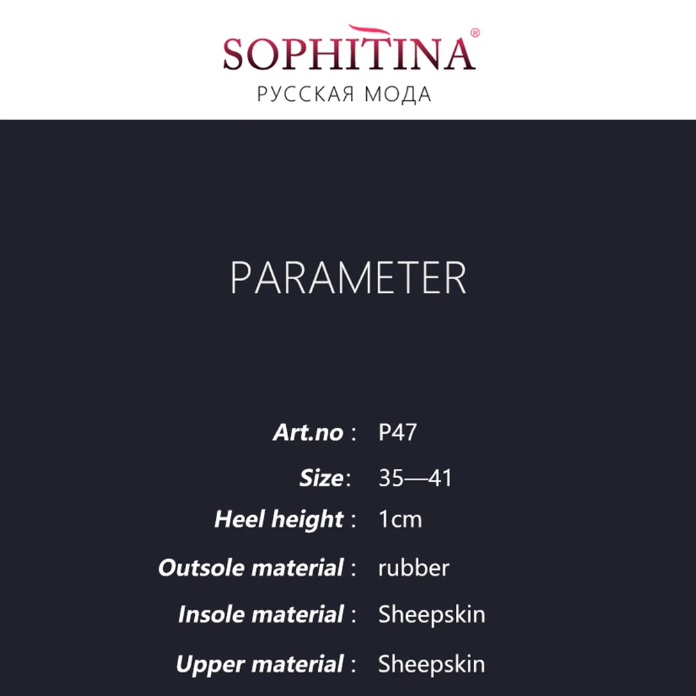 SOPHITINA/туфли ручной работы на плоской подошве с бантом бабочкой Цвет Черный