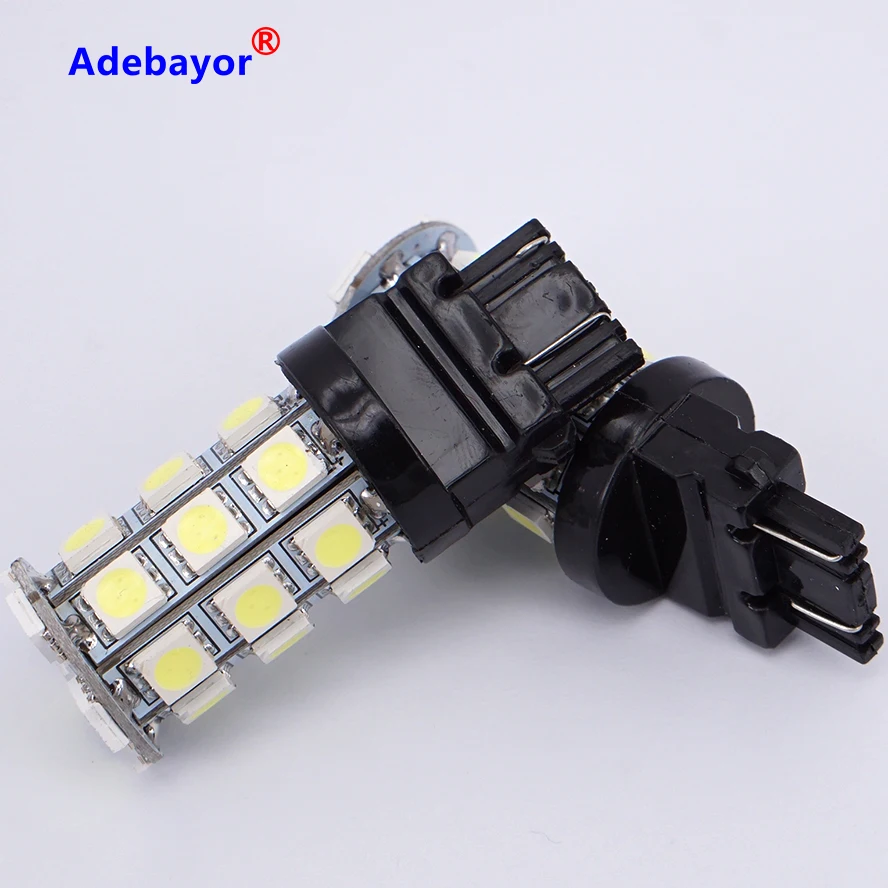 Бесплатная доставка 100 шт. T25 3157 P27/7 Вт Автомобильный свет 5050 SMD 27LED автомобильный