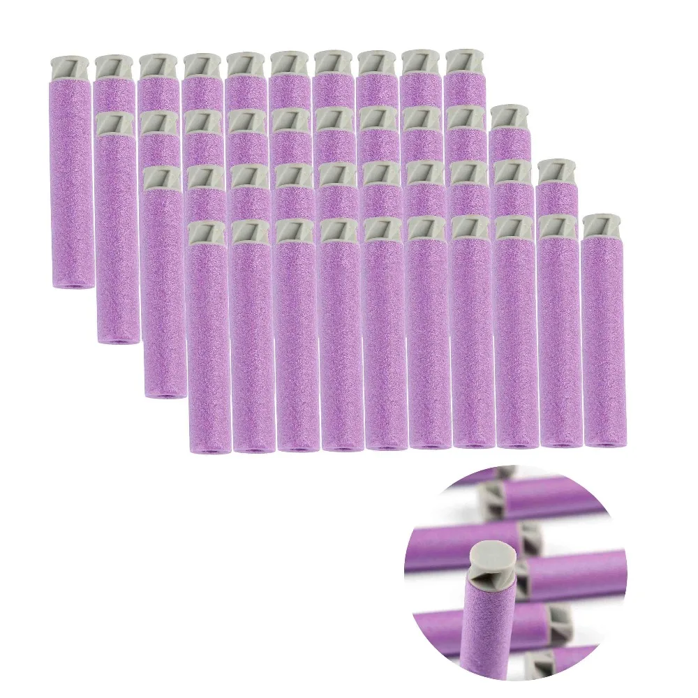 20 шт. мягкие пули плоские из пенопласта для Nerf N strike Elite Series purple горячая