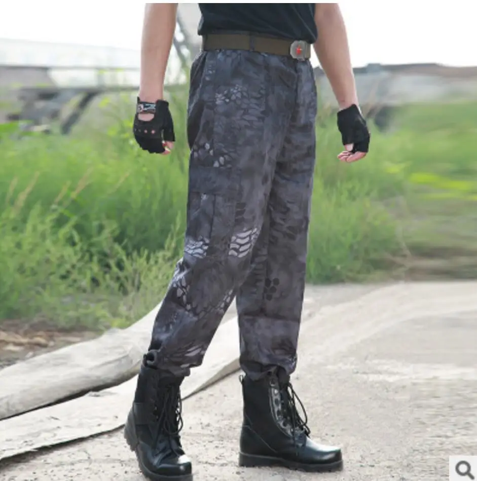 2016Men камуфляжные штаны завод прямые тренировочные брюки сделать открытый отдых