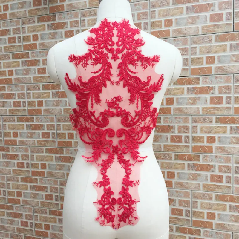 1pc Exquisite Lace Applique Embroidered Sew on Flower Patches For Wedding Dress Skirt Fashion Sticker Diy Home Decoration Repair | Дом и сад