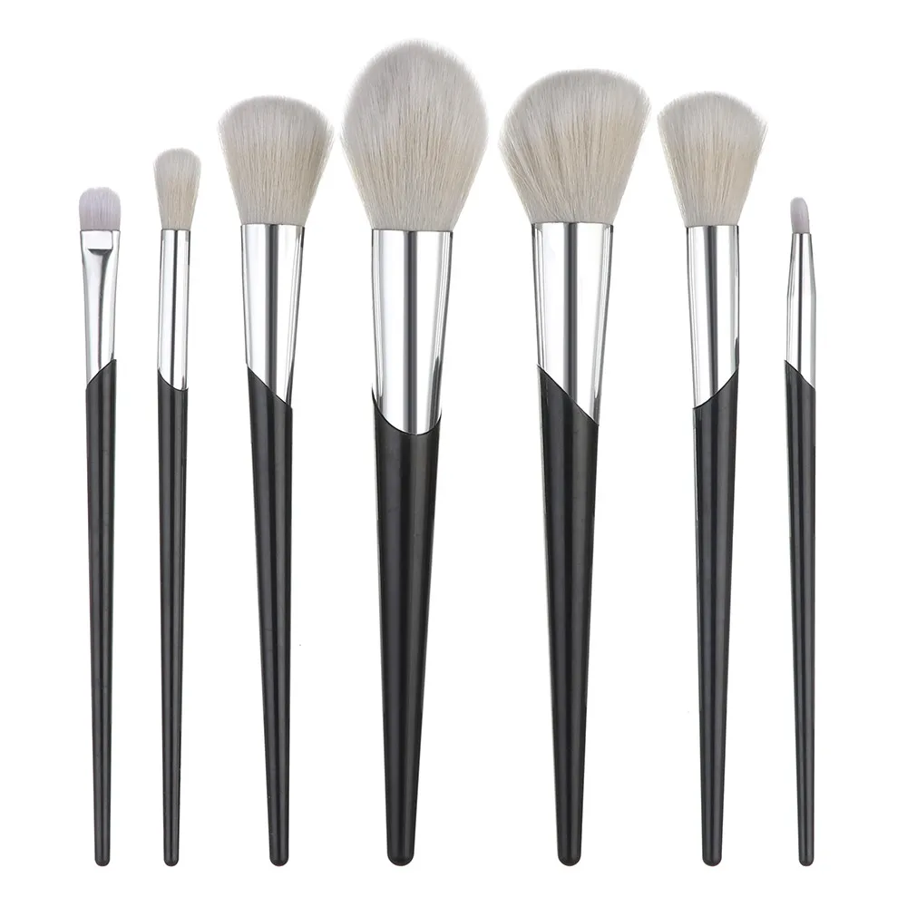 7 шт. новые женские Модные кисточки основа для макияжа Косметическая кисть теней