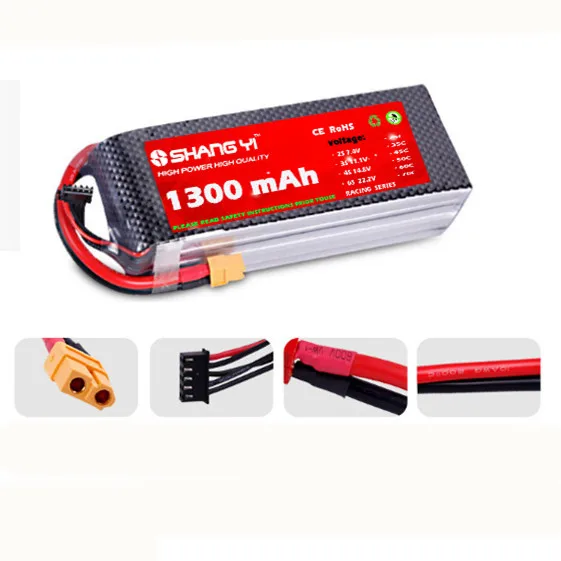 SHANG YI 7 4 V 11 1 14 8 1300mAh 25C Высокое качество литиевая батарея для Радиоуправляемый