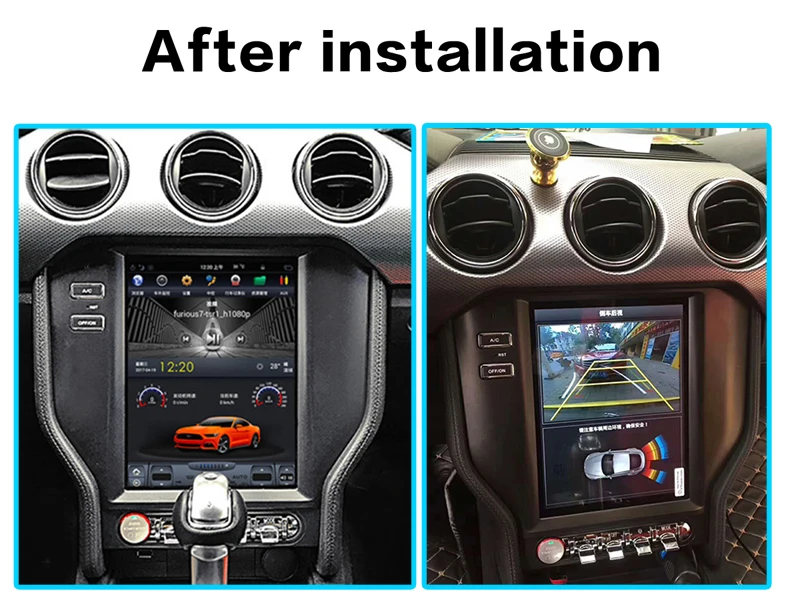 Aotsr Android 7 1 Тесла стиль автомобильный без DVD плеера GPS навигация для Ford Mustang 2015 2016 2017
