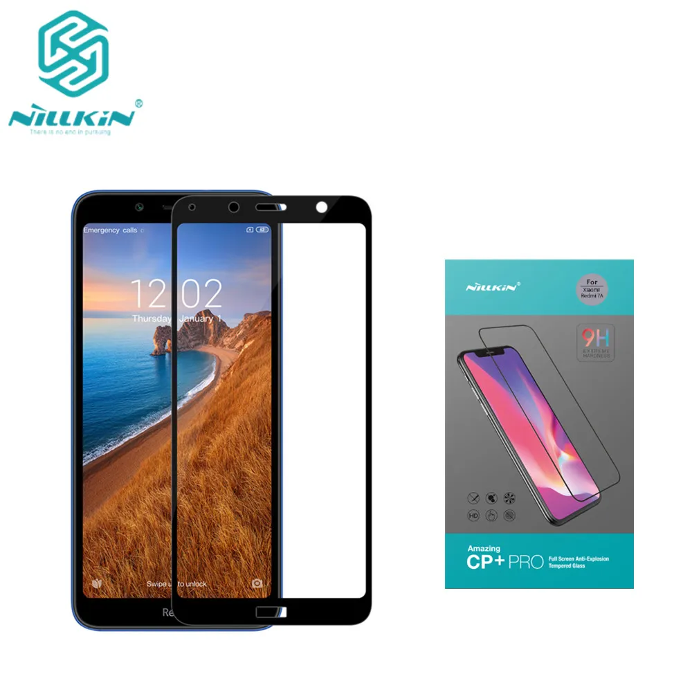 Защитное стекло NILLKIN Amazing Nanometer закаленное 9H 2.5D с полным покрытием для Xiaomi Redmi 7A CP +