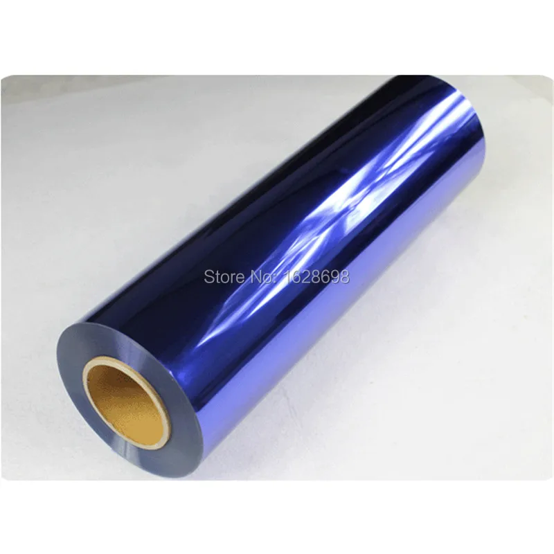 Блестящий металлический винил ярко синего цвета для режущего плоттера на