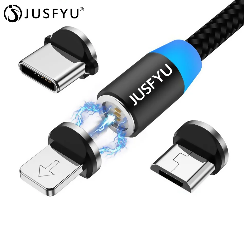 Магнитный usb кабель для быстрой зарядки Тип USB C магнит Зарядное устройство и