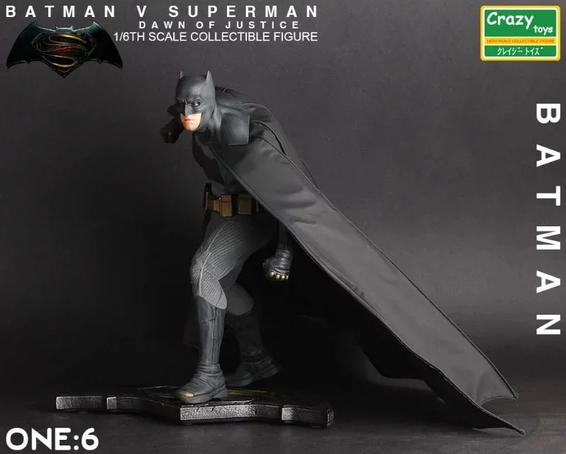 Сумасшедшие игрушки Бэтмен против Супермена Рассвет Справедливости 1:6