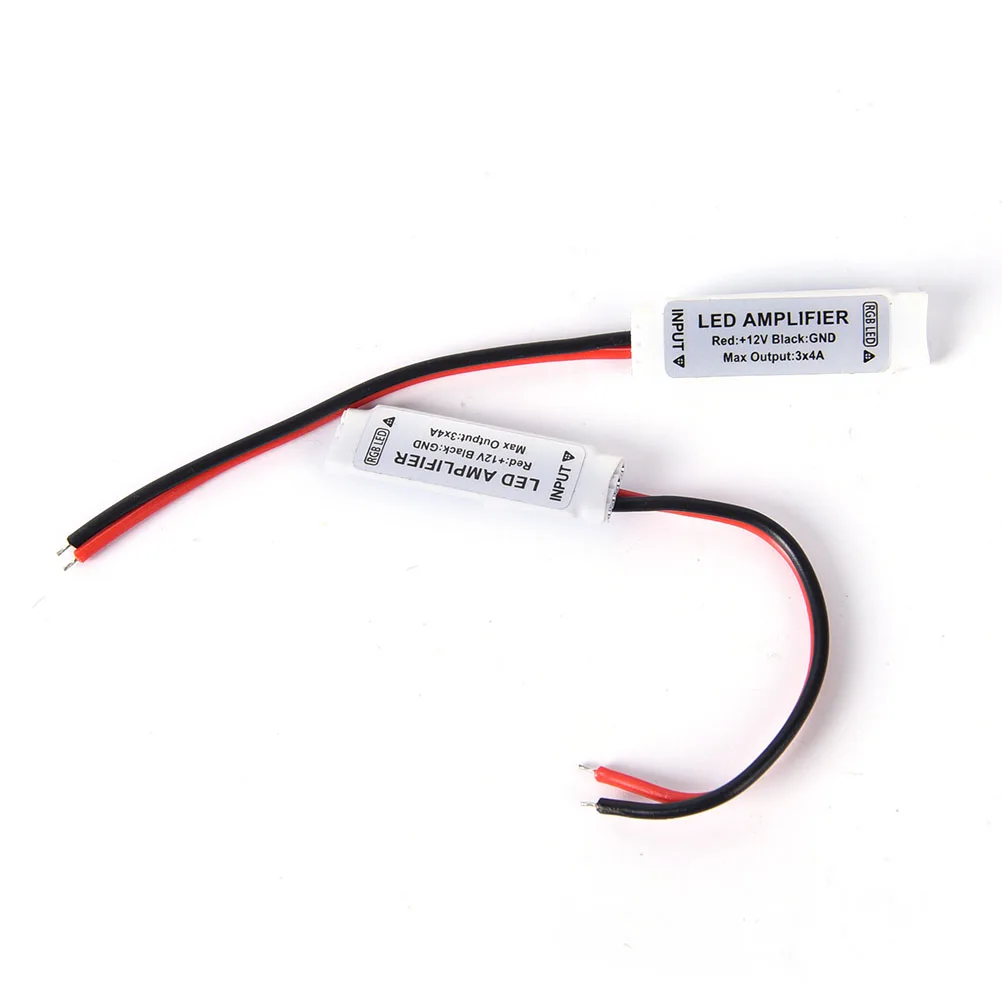 

2pcs/lot 8-16V Mini RGB Led Amplifier For 5050 3528 RGB LED Strip Light Signal Amplifier 3*4A 144W Led Strip Accessory