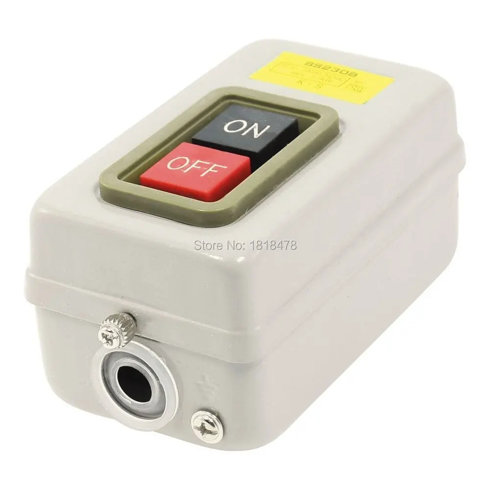 BS230B AC380V 3.7KW Cutting Machine On/Off Push Button Switch