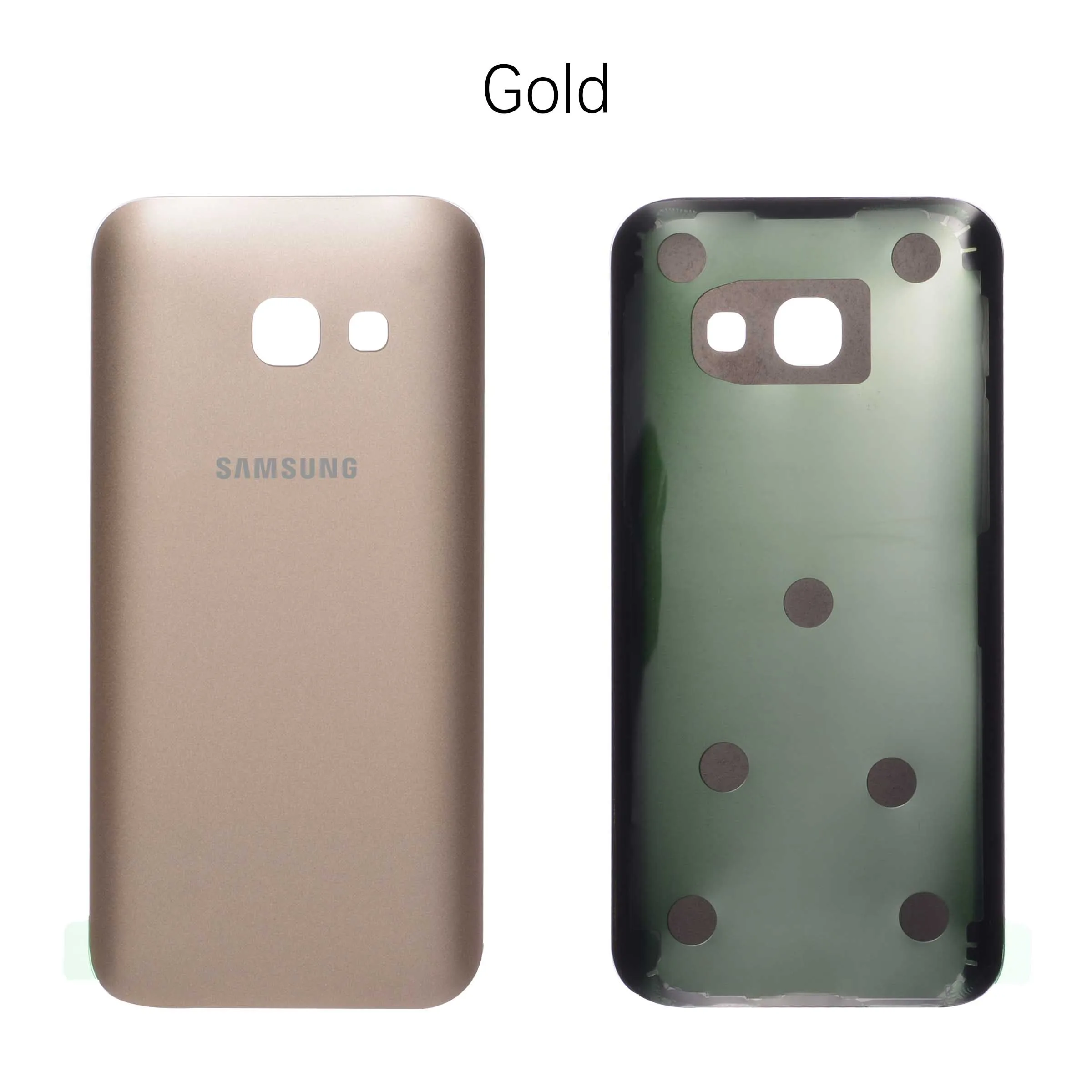 Батарея задняя крышка для Samsung Galaxy A3 a320 A320F сзади корпус батарея двери чехол Запчасти для авто - Цвет: Gold