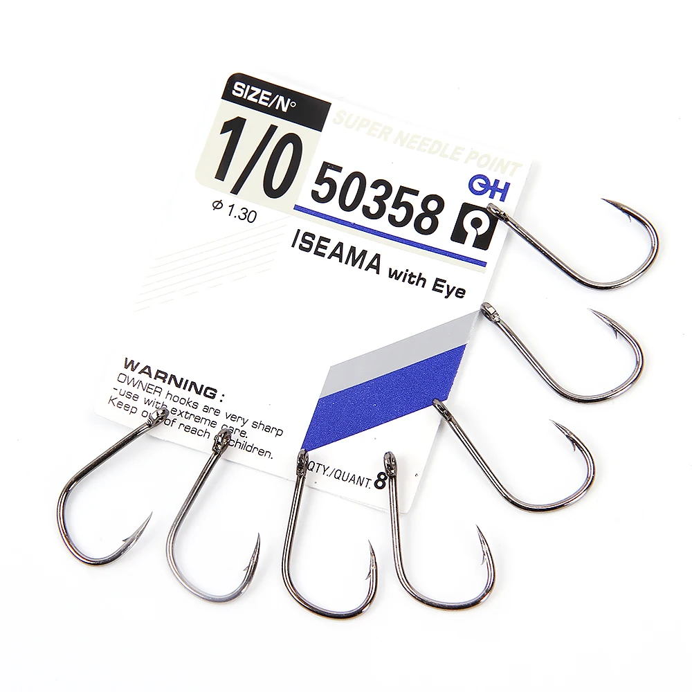 Рыболовный крючок FISH KING ISEAMA из высокоуглеродистой для ловли карпа сома | Спорт и