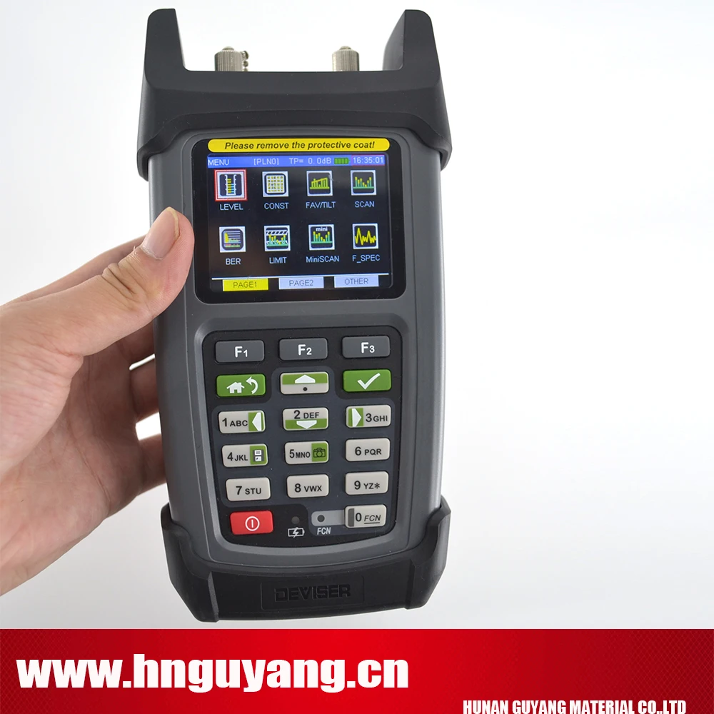 Deviser DS2460Q catv QAM Измеритель для анализа быстрого спектра встроенный