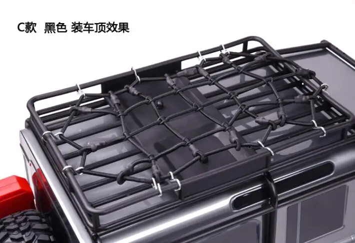 Багажная стойка с резиновой веревкой сетчатый карман для стеллажа Traxxas TRX 4 TRX4 SCX10