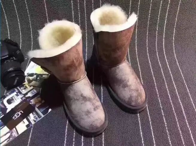 Самая удобная и теплая зимняя обувь 2019 натуральная овчина Высококачественная