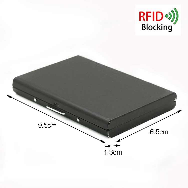 Новое поступление, высокое качество, нержавеющая сталь, RFID Блокировка, унисекс, держатели для кредитных карт, для путешествий, бизнеса, женщин, мужчин, кошельки для карт