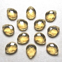 12x15mm 50pcs gold color drop water cross hole loose faceted glass crystals beads bracelet jewelry diy p0006