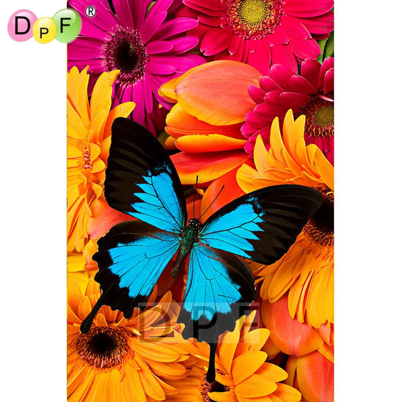 Helichrysum алмазная живопись бабочками наборы для вышивки крестом домашний декор