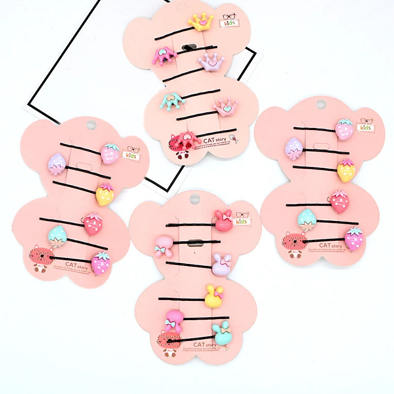 

Кролик ярких цветов Новое поступление Бесплатная доставка 2018 дети 6 шт./компл. аллергенная корона для девочек милая Клубника Новый стиль кор...