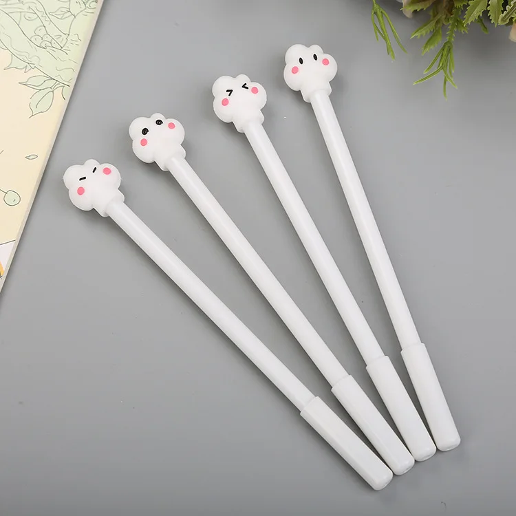 Кавайные гелевые кавайные ручки kawaii 1 шт. милая гелевая ручка с облаком 0 5 мм