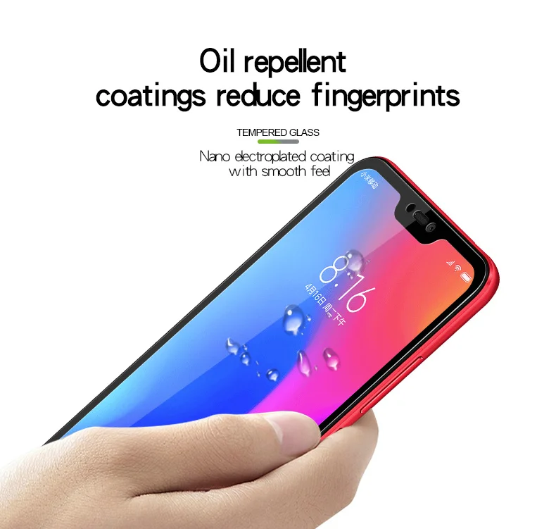 Xiaomi mi A2 Lite Стекло закаленное MOFi полное покрытие A2Lite защитная пленка mi A2 Lite Экран протектор 2 облегченное Закаленное стекло пленка