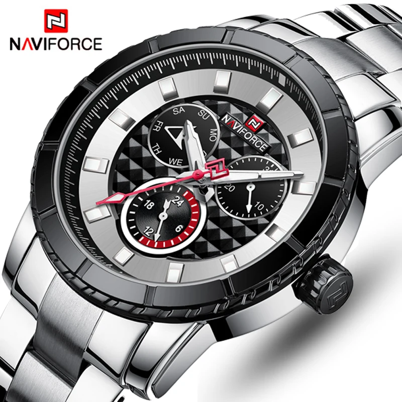 Топ бренд NAVIFORCE 2019 новые мужские модные деловые повседневные кварцевые наручные