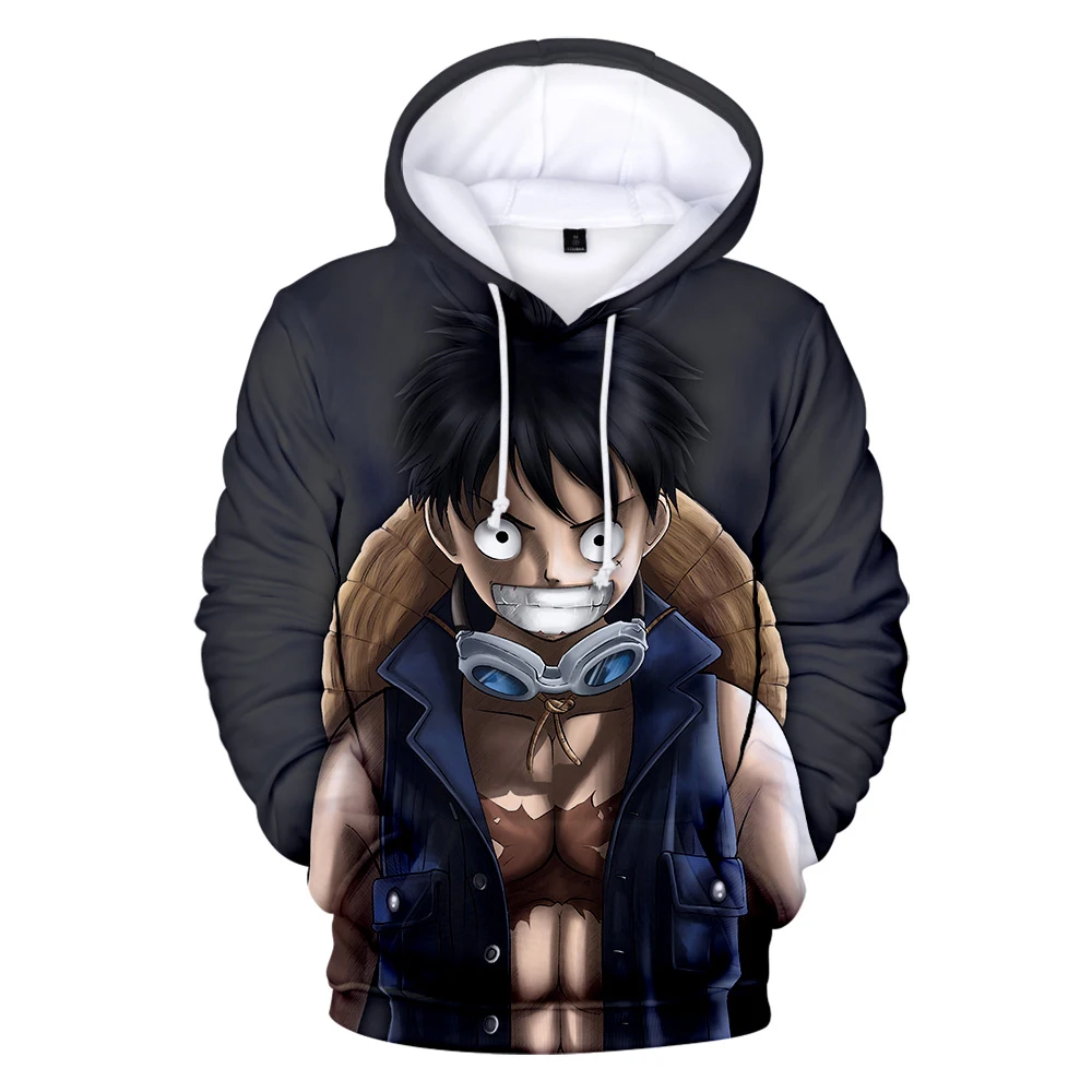 Мужские толстовки с капюшоном Luffy hot anime 3D для мужчин и женщин на осень зиму