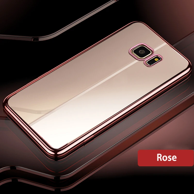 YueTuo Coque чехол для samsung Galaxy s 7 S7/S7 Edge S7Edge прозрачный etui силиконовый мягкий телефона |