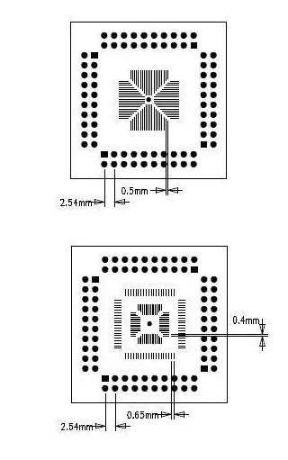 Free Shipping QFN / QFP TQFP LQFP 16-80 pin adapter DIP-sided plate | Обустройство дома