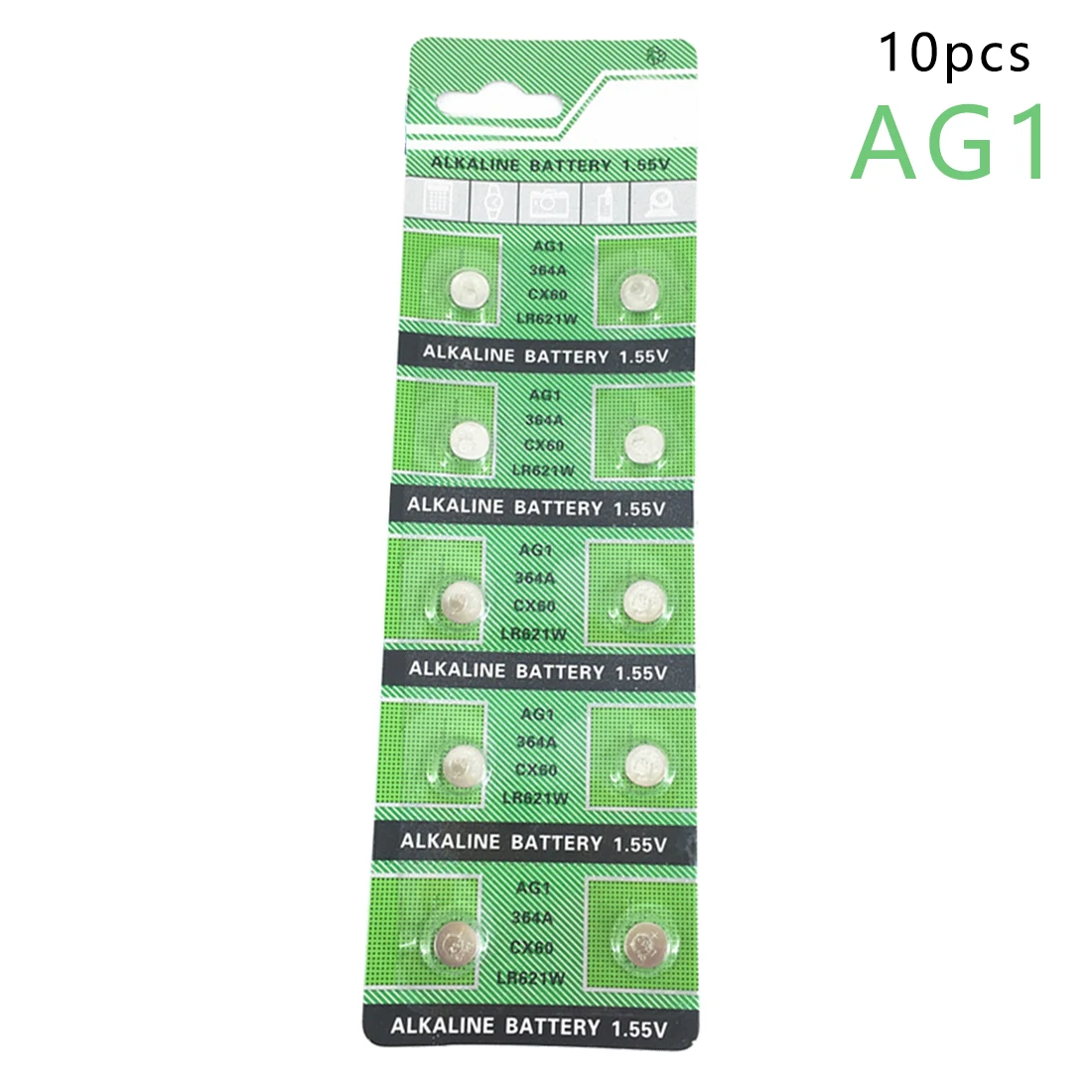 Centechia Новое поступление Кнопка батарея AG1 364 SR621 SR60 SR60L Щелочная монетная кнопка